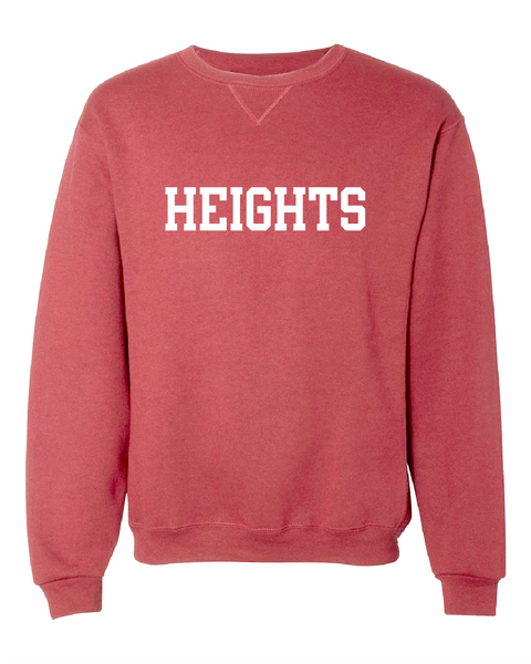 Vintage Heights Crewneck Sweatshirt (Washed Red)