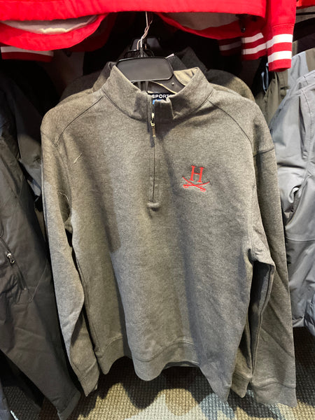 Gray Adult Heights 1/2 Zip