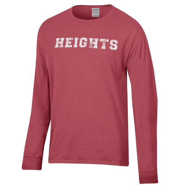 Comfort Wash Vintage Heights Red Tee - Youth LS