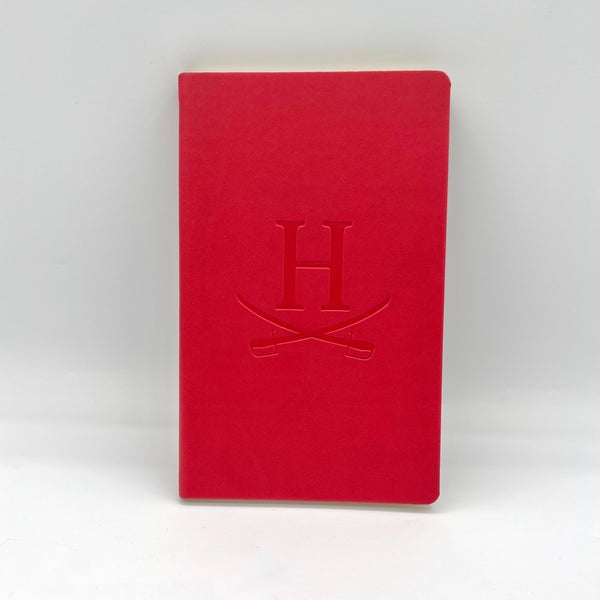 H Sabre Red Notebook Journal