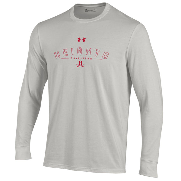 Under Armour Gray Heights T-Shirt – Youth Long Sleeve