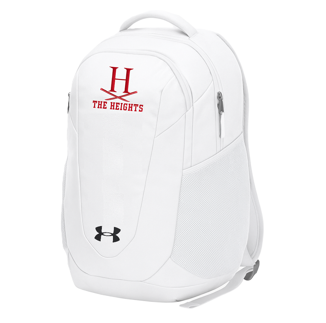 Under Armour Hustle 5.0 Backpack - White – The Heights Haberdashery
