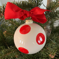 Heights Christmas Ornament Ball - Handpainted
