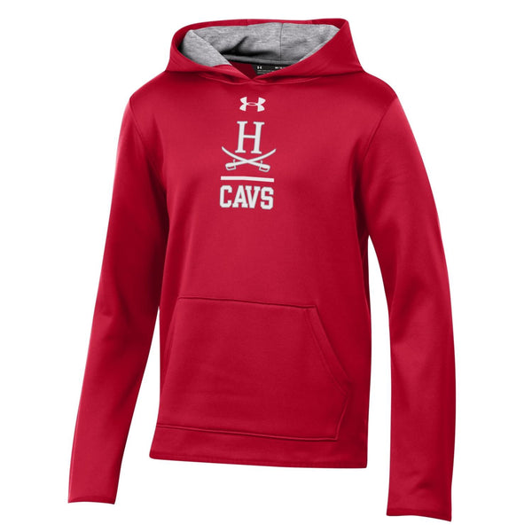 UA Red H Sabre Hoodie Youth