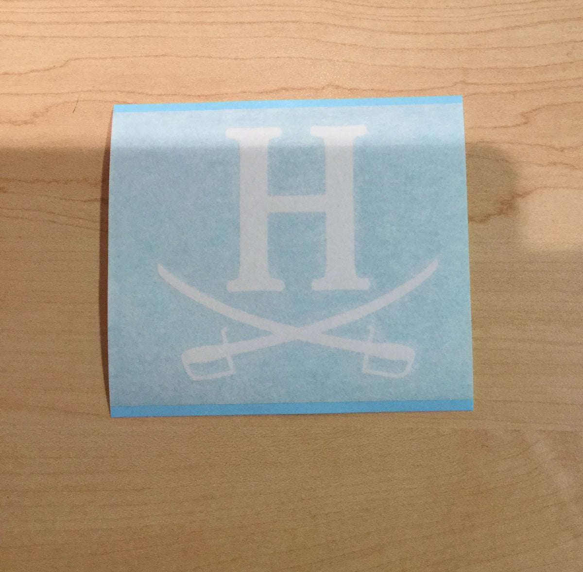 H and Sabre Car Decal – The Heights Haberdashery
